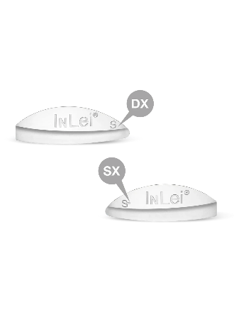 InLei® ONE S – Moldes de silicona para pestañas, 1 par