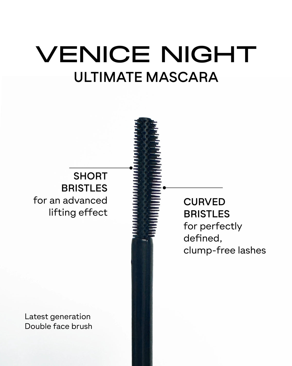 MAXYMOVA VENICE NIGHT MASCARA | WIMPERNTUSCHE MIT LASH-LIFT-EFFEKT FÜR DEFINITION, SCHWUNG & LÄNGE – ULTRASCHWARZ XL 13 ML