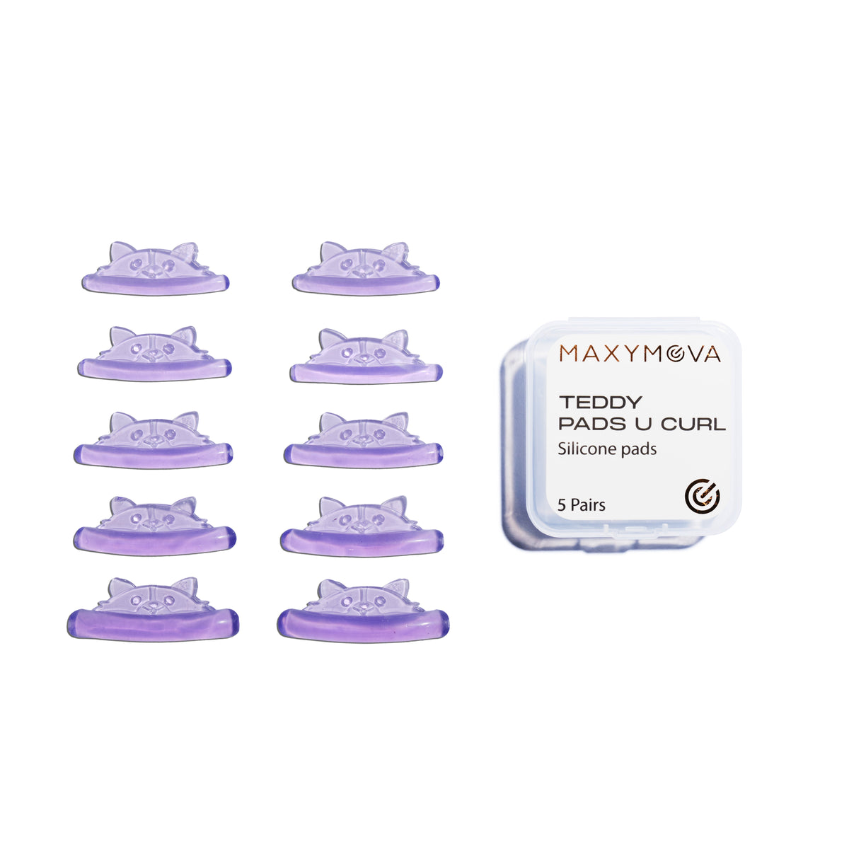 MOLDES DE SILICONA ULTRA PEGAJOSOS PARA LEVANTAR PESTAÑAS TEDDY,PARA LEVANTAR PESTAÑAS CON RIZO U