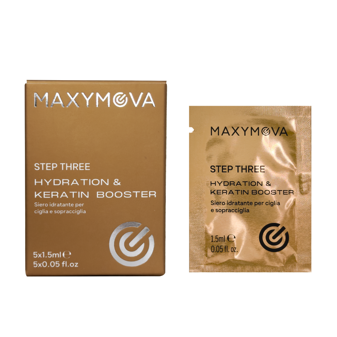 Paso 3 HYDRATION &KERATIN BOOSTER PARA LAMINACIÓN DE CEJAS Y PESTAÑAS, 1,5 ML