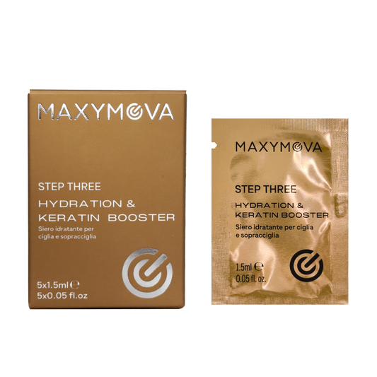 Paso 3 HYDRATION &KERATIN BOOSTER PARA LAMINACIÓN DE CEJAS Y PESTAÑAS, 1,5 ML