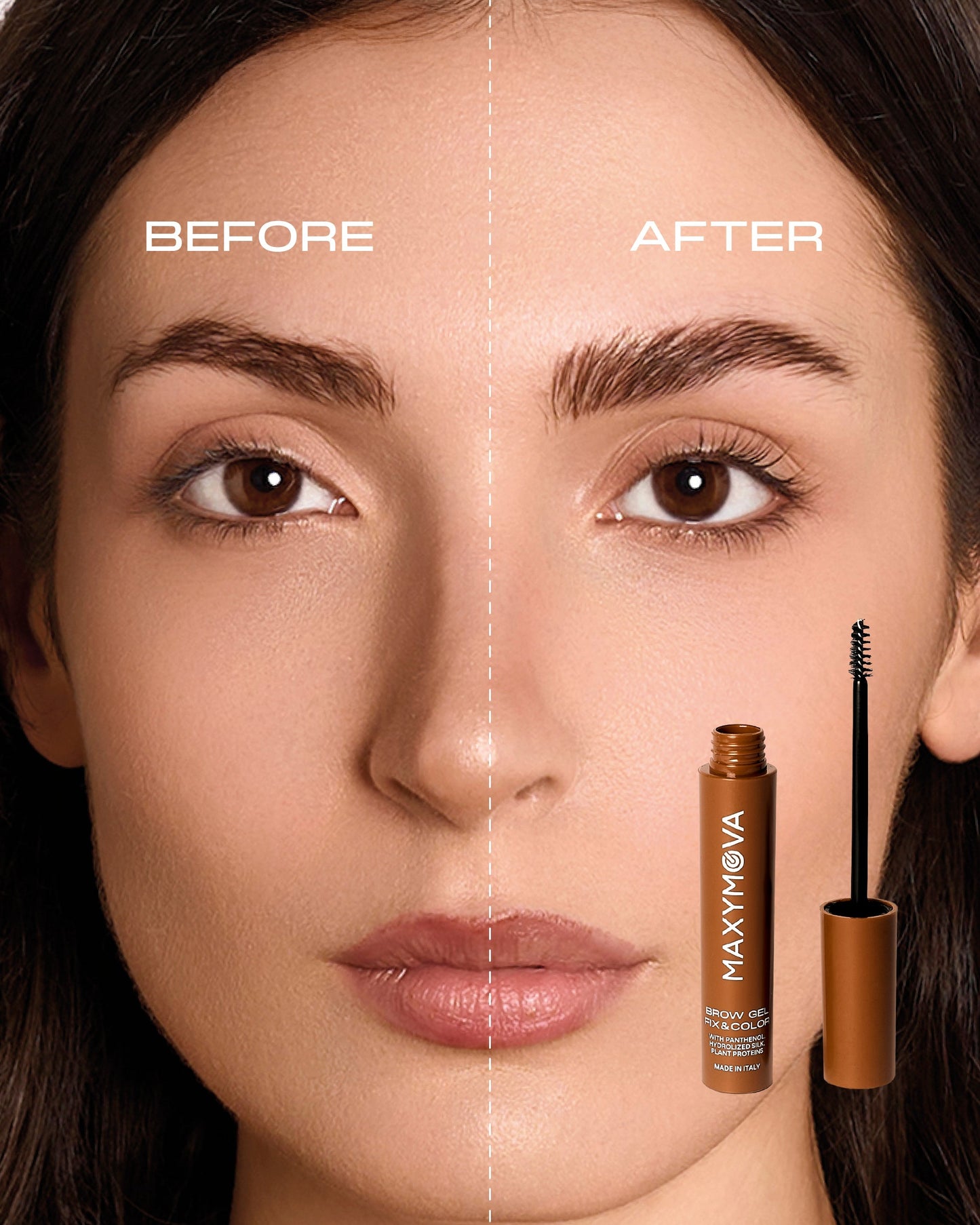 SET 10 GEL PARA CEJAS FIX&GO GEL TRANSPARENTE DESPUÉS DE LA LAMINACIÓN DE CEJAS