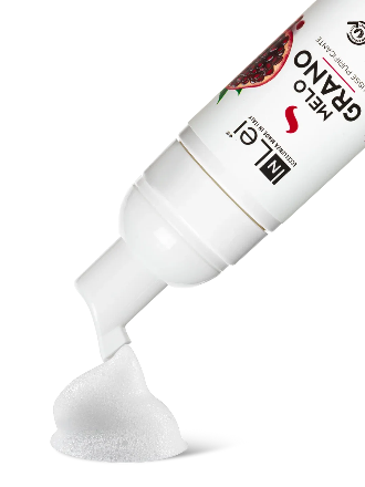 InLei® GRANATAPFEL MOUSSE TRAVEL SIZE – Reinigender Reinigungsschaum für Wimpern, Augenbrauen und Gesicht, 50 ml