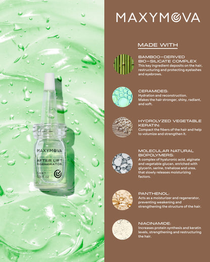SET 1,5 ML* 10 PIEZAS AFTER LIFT REGENERATOR - SÉRUM PARA PESTAÑAS CON BIOSILICATOS DE BAMBÚ