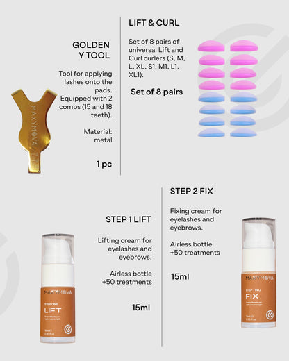 KIT BUSINESS LASH&BROW LAMINATION MAXYMOVA. EFICIENCIA PROBADA. RESULTADOS PROFESIONALES.