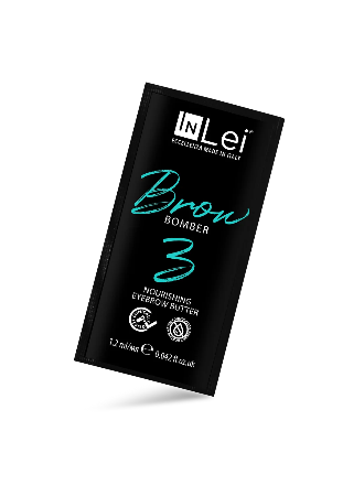 InLei® BROW BOMBER 3 MONODOSE – Burro nutriente per sopracciglia 9 × 1,2 ml