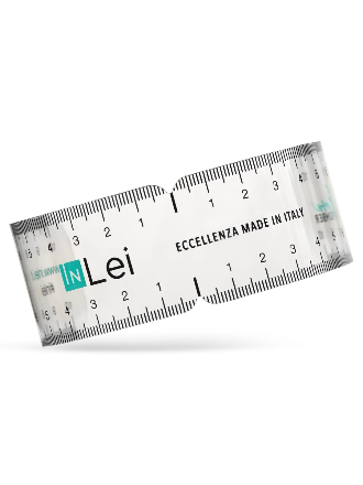 InLei® RIGHELLO MAKE-UP – Regla profesional para cejas