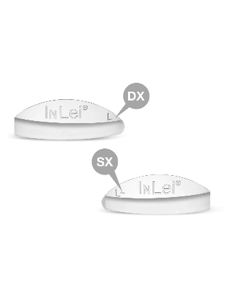 InLei® ONE L – Moldes de silicona para pestañas, 1 par