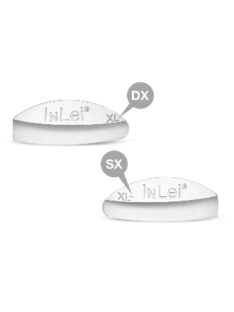 InLei® ONE XL – Moldes de silicona para pestañas, 1 par
