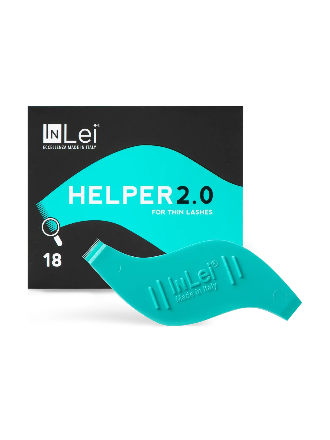 InLei® HELPER 2.0 – Peine profesional para pestañas finas, 1 unidad