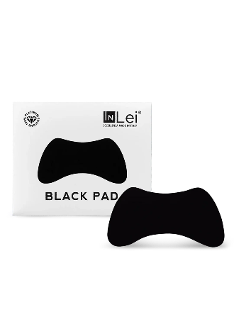 InLei® BLACK PAD – Parches multiuso para aislar las pestañas inferiores, 2 pares