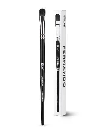InLei® FERNANDO – Pincel profesional de punta redondeada para Lash & Brow Artist