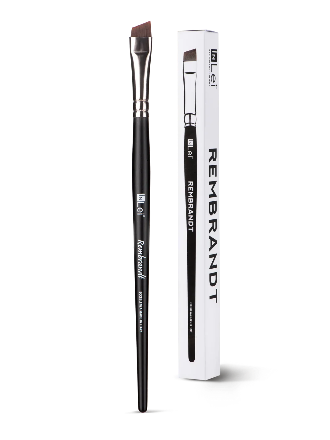 InLei® REMBRANDT – Professioneller schräger Pinsel mit breiter Basis für Brow Artists
