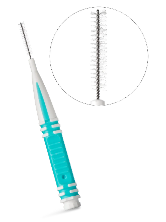 InLei® F-BRUSH – Professionelle Mini-Wimpernbürstchen, 12 Stück