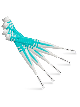 InLei® F-BRUSH – Professionelle Mini-Wimpernbürstchen, 12 Stück