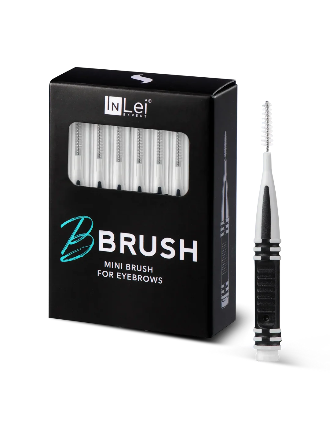 InLei® B-BRUSH – Mini cepillos profesionales para cejas, 12 unidades