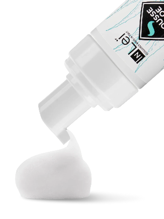 InLei® MOUSSE ALOE – Mousse limpiadora suave para pestañas y rostro, 100 ml