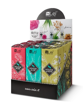 InLei® MOUSSE TRIS – Set de mousses limpiadoras para pestañas y rostro, 9 unidades
