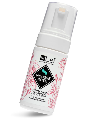 InLei® MOUSSE ROSE – Sanfter Reinigungsschaum für Wimpern und Gesicht, 100 ml
