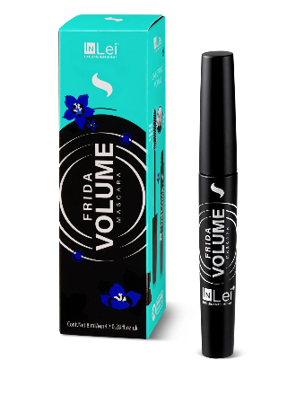 InLei® FRIDA VOLUME – Máscara voluminizadora para pestañas naturales y extensiones, 8 ml
