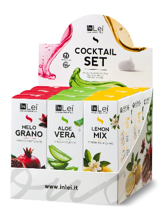 InLei® COCKTAIL SET – Set mit Reinigungsschäumen für Wimpern, Augenbrauen und Gesicht, 9 × 100 ml