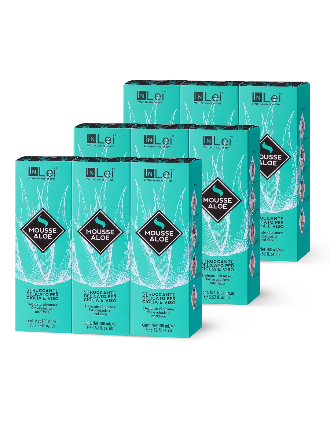 InLei® MOUSSE ALOE – Expositor de sobremesa, 9 × 100 ml