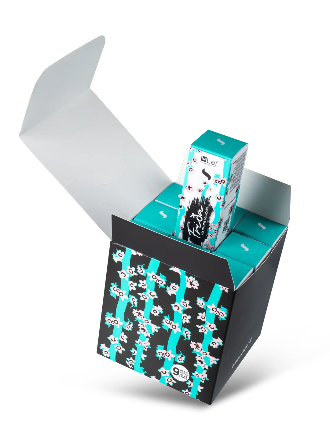 InLei® FRIDA – Expositor de sobremesa con máscara para pestañas, 9 × 8 ml