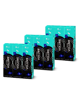 InLei® FRIDA VOLUME – Expositor de sobremesa con máscara voluminizadora, 9 × 8 ml