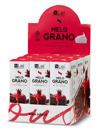 InLei® MOUSSE GRANATAPFEL – Tischaufsteller, 9 × 100 ml
