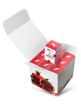 InLei® MOUSSE MELOGRANO – Espositore da banco, 9 × 100 ml