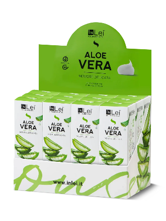 InLei® MOUSSE ALOE VERA TRAVEL SIZE – Thekenaufsteller, 12 × 50 ml