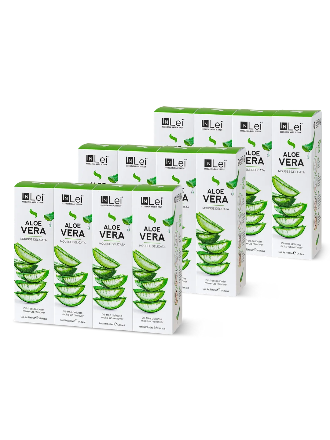 InLei® MOUSSE ALOE VERA TRAVEL SIZE – Expositor de sobremesa, 12 × 50 ml