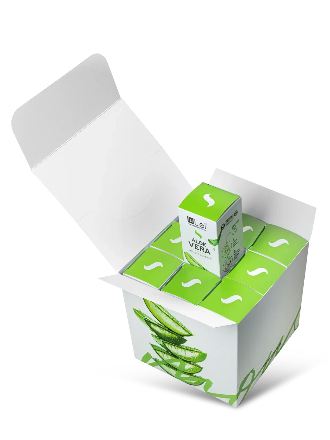 InLei® MOUSSE ALOE VERA – Expositor de sobremesa, 9 × 100 ml