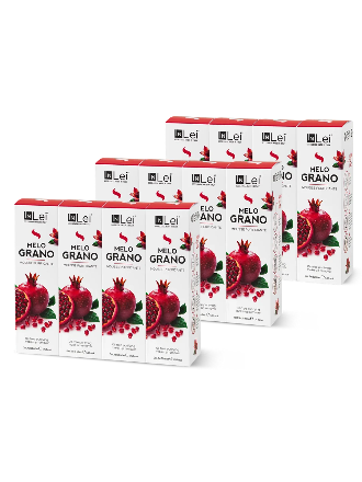 InLei® MOUSSE MELOGRANO TRAVEL SIZE – Expositor de sobremesa, 12 × 50 ml