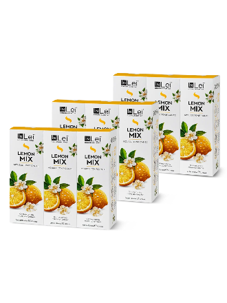 InLei® MOUSSE LEMON MIX – Espositore da banco, 9 × 100 ml