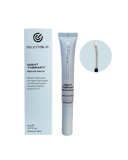 BÁLSAMO REPARADOR DE TERAPIA NOCTURNA PARA PESTAÑAS Y CEJAS. TRATAMIENTO NUTRITIVO Y FORTALECEDOR.
