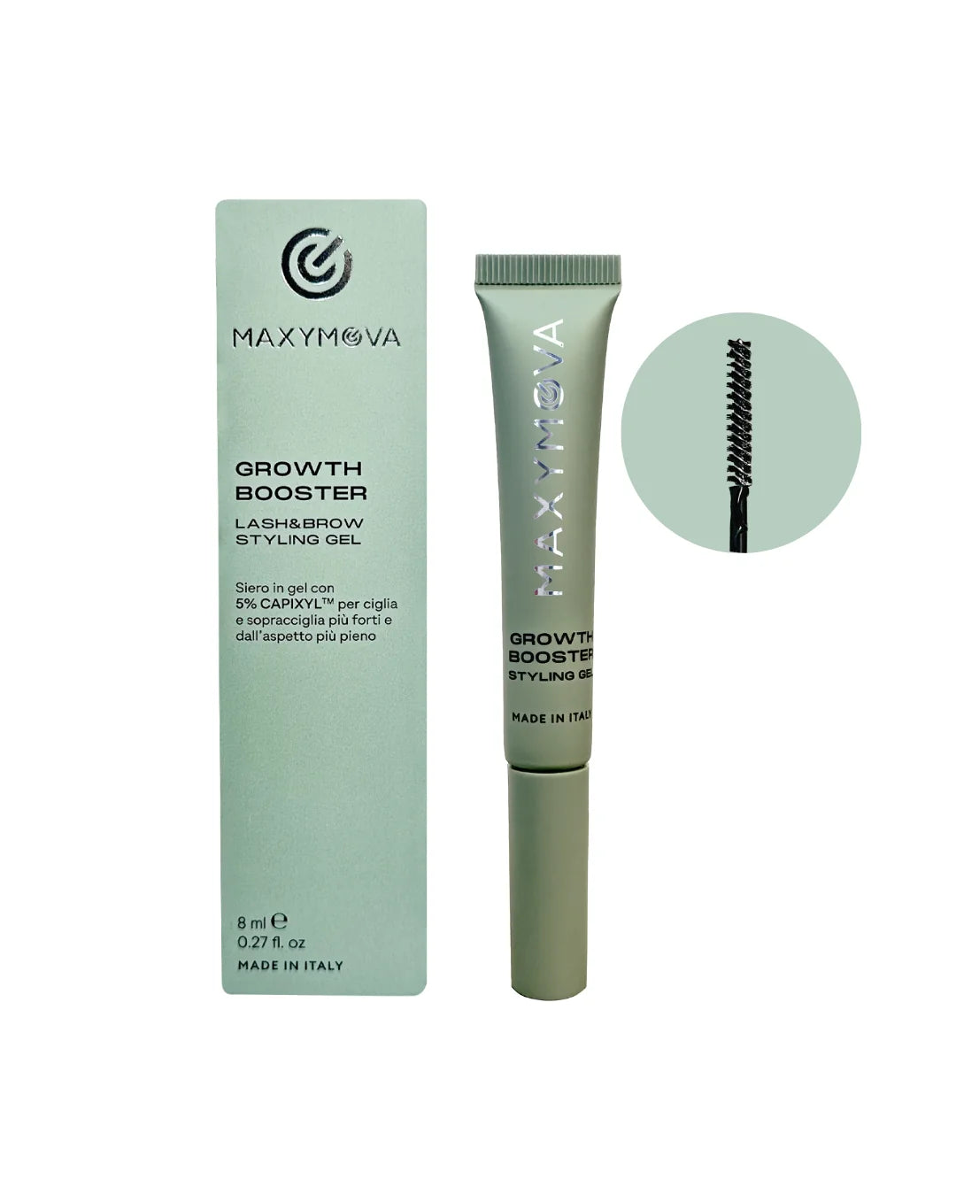 SUERO EN GEL PARA PESTAÑAS Y CEJAS GROWTH BOOSTER ADVANCED CON 5% DE CAPIXYL™