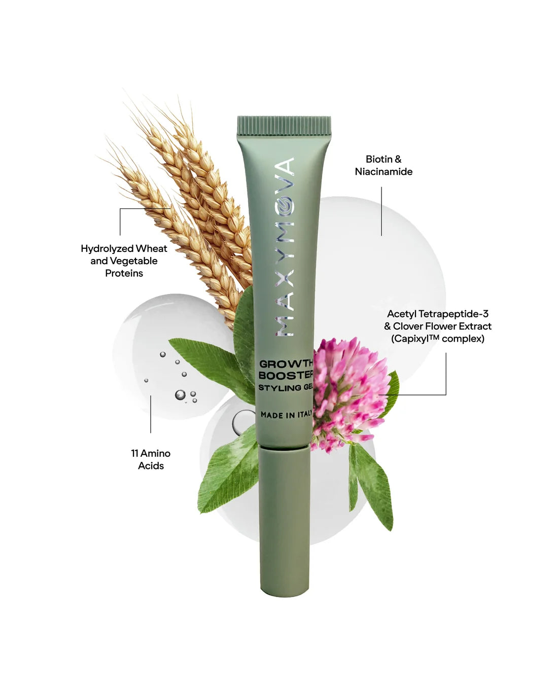 SUERO EN GEL PARA PESTAÑAS Y CEJAS GROWTH BOOSTER ADVANCED CON 5% DE CAPIXYL™