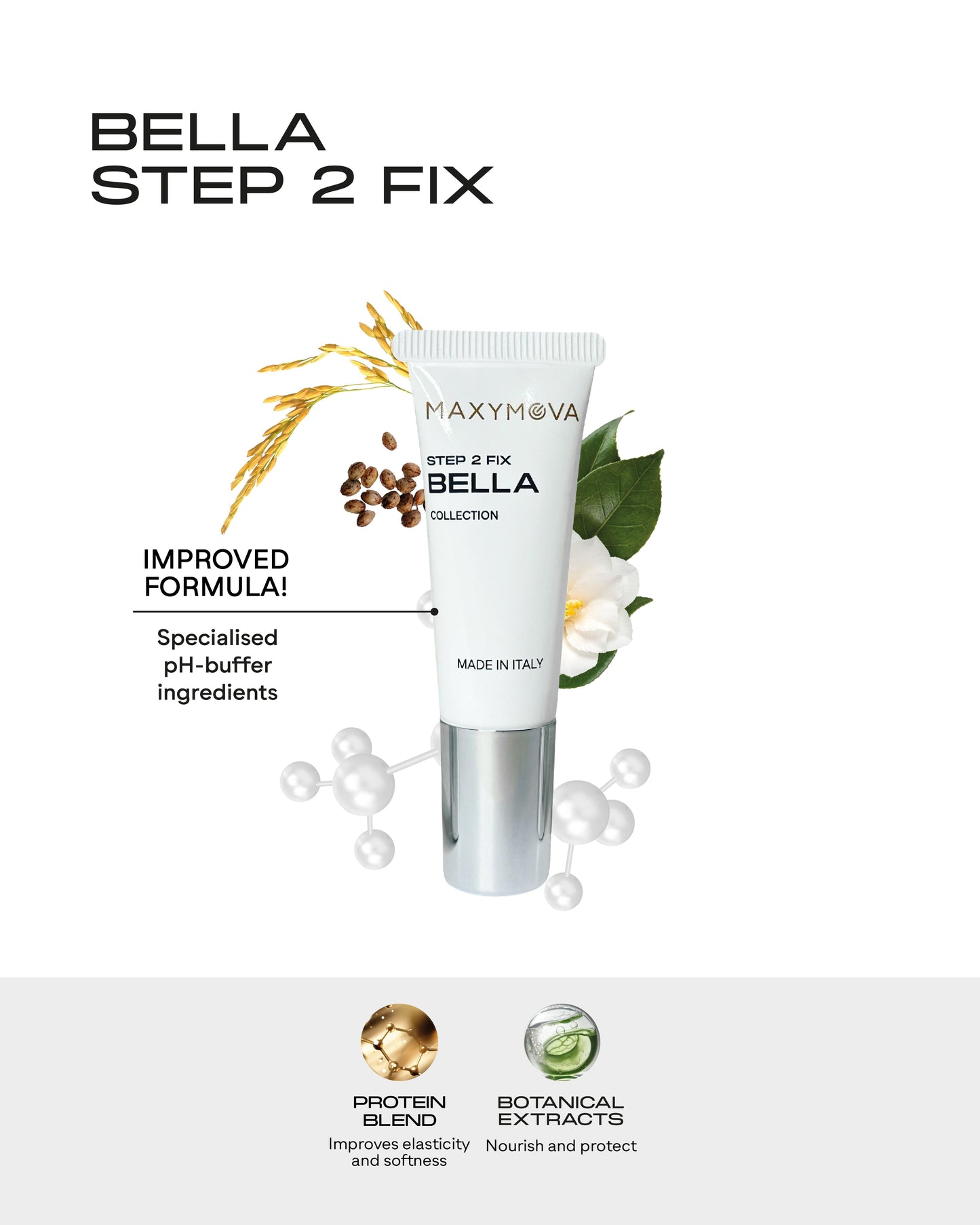 Paso 2 BELLA COLLECTION FIXING CREAM FOR BROW AND LASH LAMINATION - 10ML TUBE