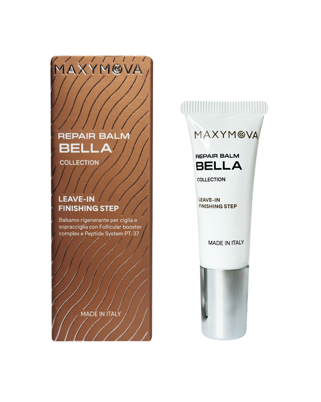 Paso 3 BÁLSAMO REPARADOR BELLA COLLECTION, PASO DE FINALIZACIÓN SIN ENJUAGUE PARA LAMINACIÓN DE CEJAS Y PESTAÑAS - TUBO DE 10 ML