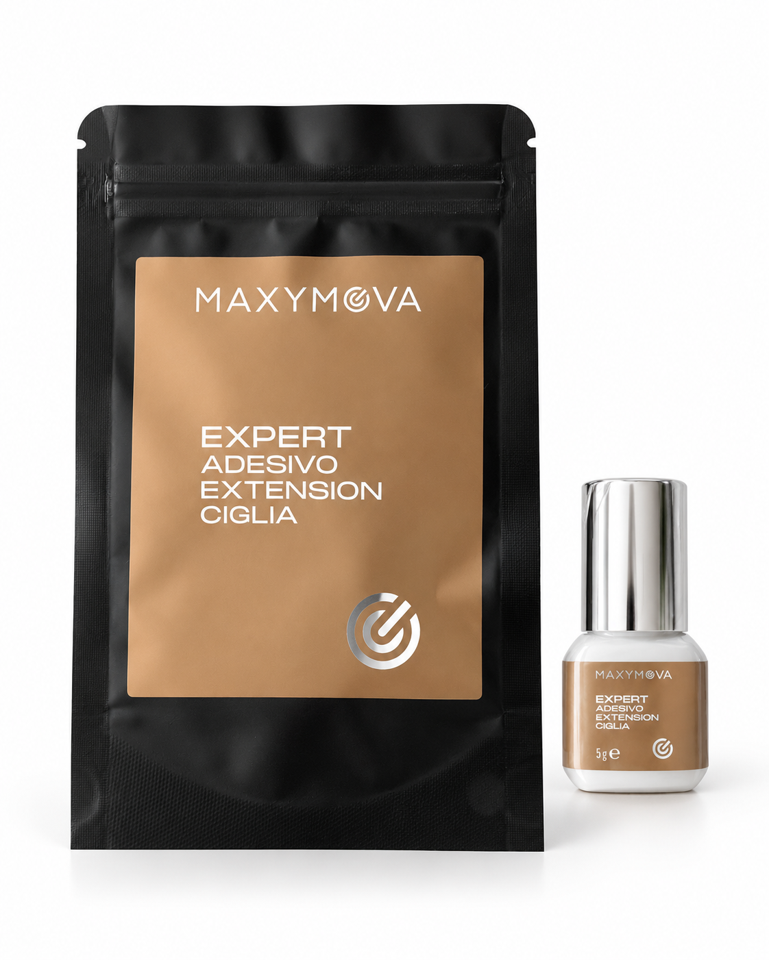 ADHESIVO EXPERT PARA EXTENSIONES DE PESTAÑAS – PEGAMENTO PROFESIONAL DE SECADO RÁPIDO, 0,5 S – HASTA 7–8 SEMANAS DE RETENCIÓN – MAXYMOVA