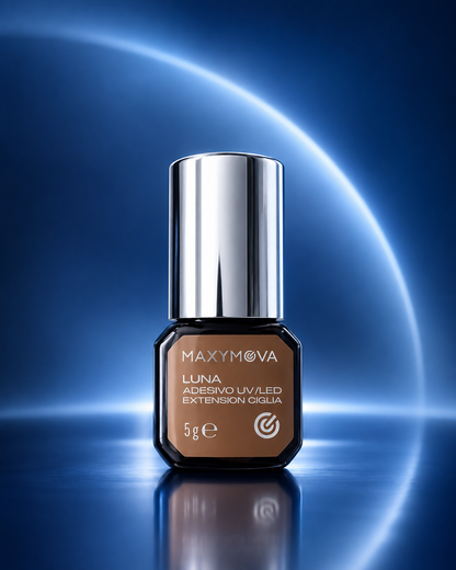 ADHESIVO MAXYMOVA LUNA UV/LED PARA EXTENSIONES DE PESTAÑAS – PEGAMENTO PROFESIONAL, 5 G