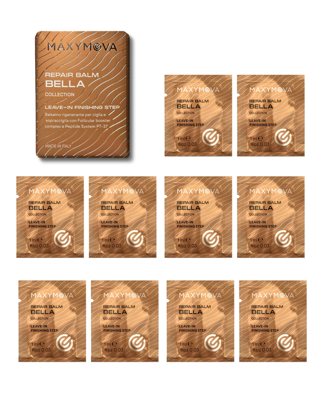 Paso 3 REPAIR BALM MONODOSE SACHETS – BELLA COLLECTION KOREAN LASH & BROW SYSTEM – 1 ML