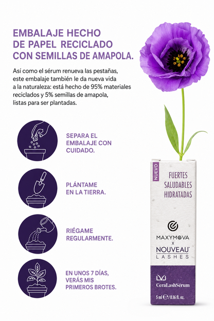 CERA LASH SERUM 5ML - SÉRUM PARA PESTAÑAS Y CEJAS, MAXYMOVA PARA NOUVEAU LASH