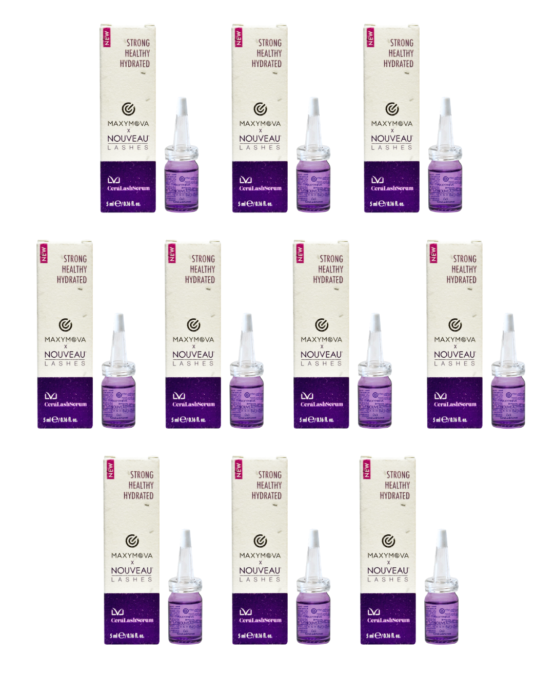 SET 10 CERA LASH SERUM - SÉRUM PARA PESTAÑAS Y CEJAS, MAXYMOVA PARA NUEVAS PESTAÑAS