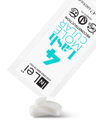 InLei® LASH MOLECULAR 4 MONODOSIS – Reconstrucción molecular para pestañas y cejas, 9 × 1,2 ml