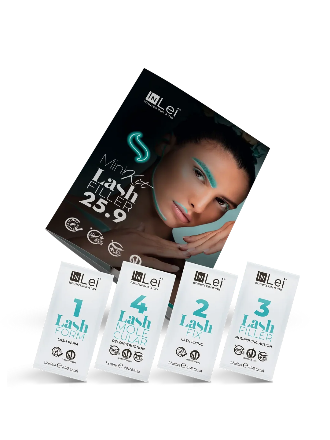 InLei® MINI KIT LASH FILLER 25.9 – Professionelles Mini-Kit für Wimpernlaminierung, 4 × 1,2 ml