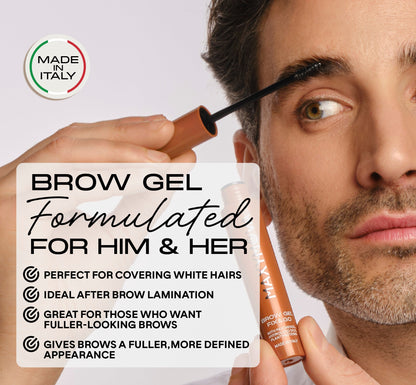 SET 10 GEL PARA CEJAS FIX&GO GEL TRANSPARENTE DESPUÉS DE LA LAMINACIÓN DE CEJAS
