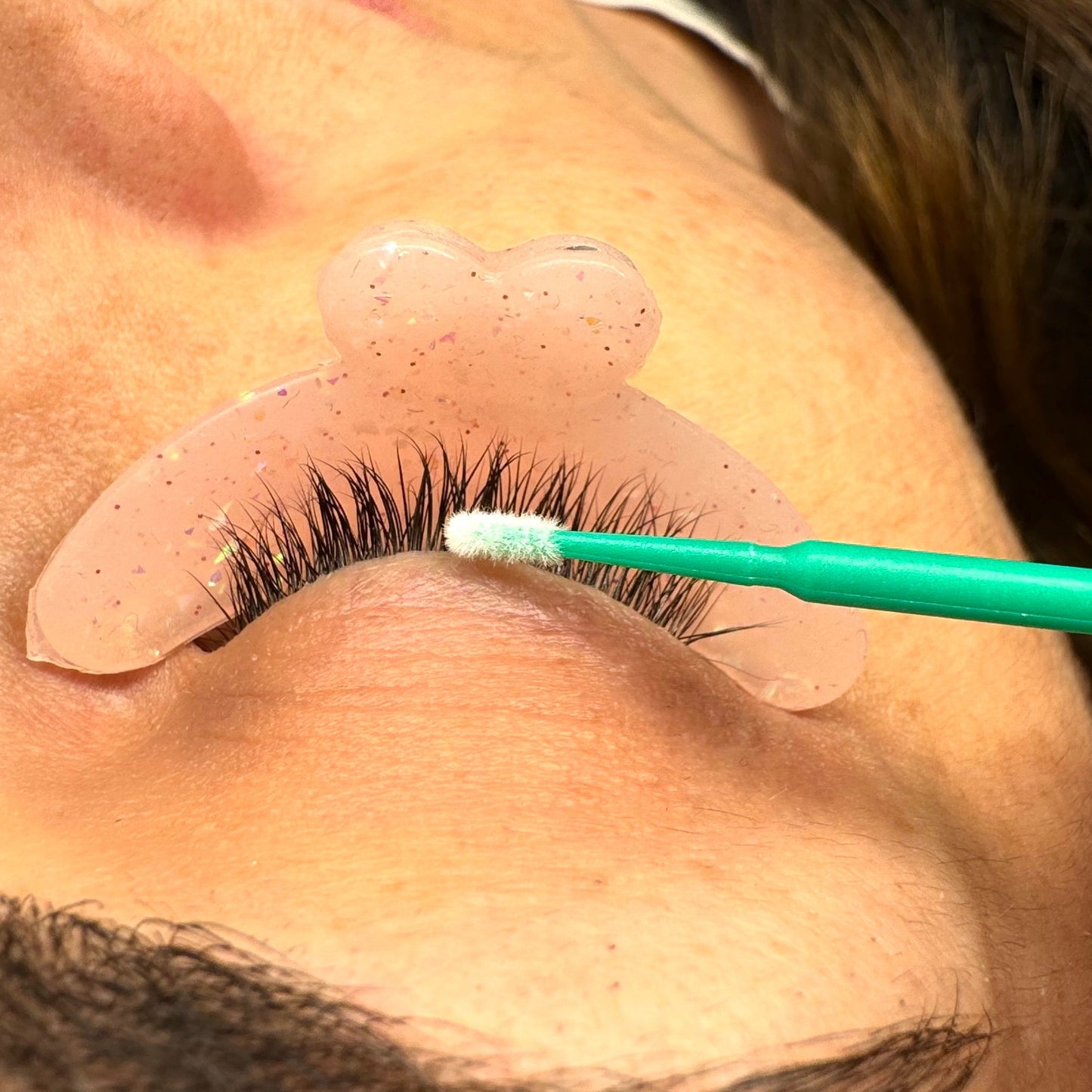 MOLDES DE SILICONA CON PURPURINAPARA TRATAMIENTO DE PESTAÑAS - SPARKLEUNDERLASHES PADS