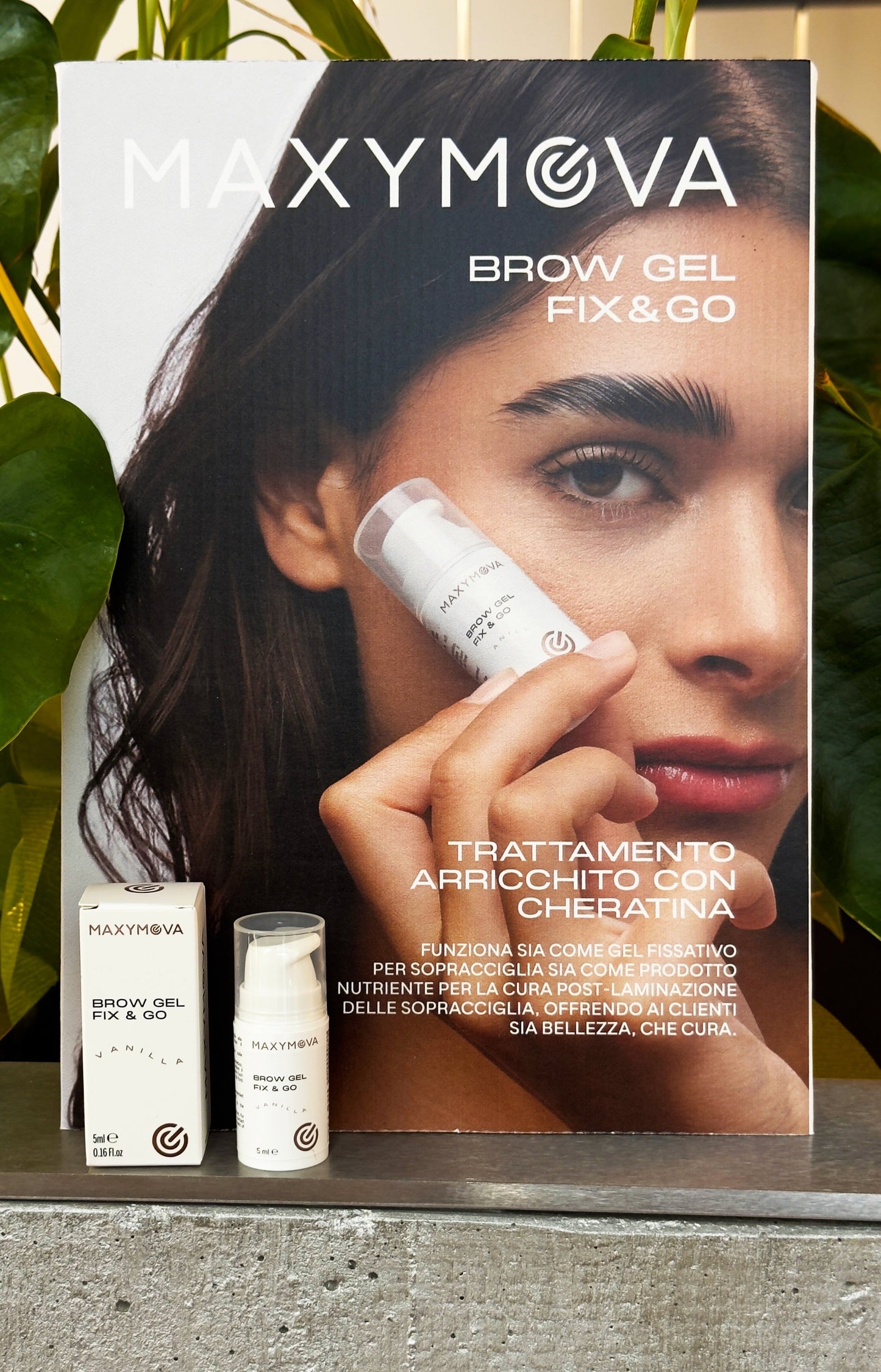 EXPOSITOR DE MOSTRADOR PARA GEL PARA CEJAS MAXYMOVA: IDEAL PARA SALONES DE BELLEZA